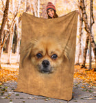 Pekingese Face Hair Blanket