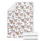 Lhasa Apso Heart Blanket