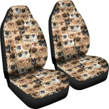 Tibetan Spaniel Full Face Car Seat Covers