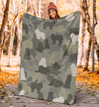 Schapendoes Camo Blanket