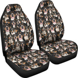 Greater Swiss Mountain Dog Full Face Car Seat Covers