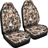 Australian Shepherd Full Face Car Seat Covers