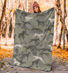 Azawakh Camo Blanket