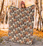 Otterhound Full Face Blanket