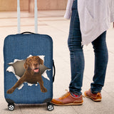 Chesapeake Bay Retriever Torn Paper Luggage Covers