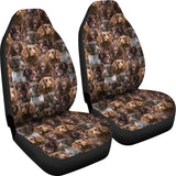 German Spaniel Full Face Car Seat Covers