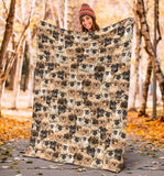 Tibetan Spaniel Full Face Blanket