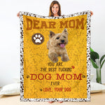 Cairn Terrier-Dog Mom Ever Blanket