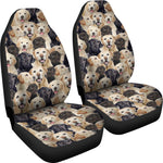 Labrador Retriever Full Face Car Seat Covers