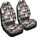 Border Collie Full Face Car Seat Covers