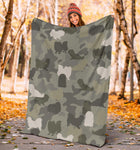 Pekingese Camo Blanket