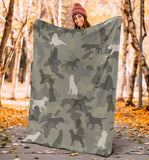 Bracco Italiano Camo Blanket