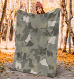 Bergamasco Shepherd Camo Blanket