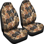 English Cocker Spaniel Full Face Car Seat Covers