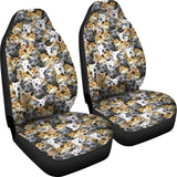 Canaan Dog Full Face Car Seat Covers