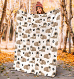 Pekingese Paw Blanket