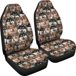 Finnish Lapphund Full Face Car Seat Covers