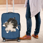 Shih Tzu Torn Paper Luggage Covers