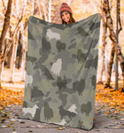 Shetland Sheepdog Camo Blanket