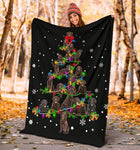 Flat-Coated Retriever Christmas Tree