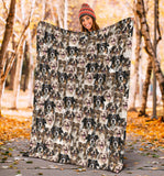 Australian Shepherd Full Face Blanket