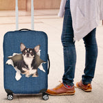 Chihuahua Torn Paper Luggage Covers