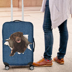 Labrador Retriever Torn Paper Luggage Covers