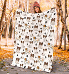 Papilon Paw Blanket