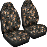 Black and Tan Coonhound Full Face Car Seat Covers