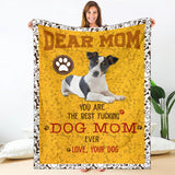 Jack Russell Terrier-Dog Mom Ever Blanket