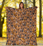 Rhodesian Ridgeback Full Face Blanket