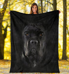 Cane Corso Face Hair Blanket