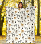 Greyhound Paw Blanket