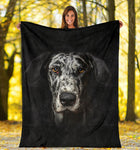 Great Dane Face Hair Blanket