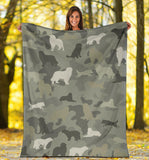 Leonberger Camo Blanket