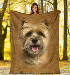 Cairn Terrier 2 Face Hair Blanket