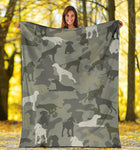 German Shorthaired Pointer Camo Blanket