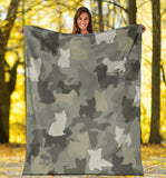 Yorkshire Terrier Camo Blanket