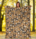 Shetland Sheepdog Full Face Blanket