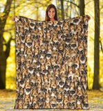 Shetland Sheepdog Full Face Blanket