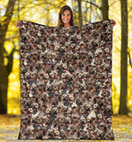 Braque du Bourbonnais Full Face Blanket