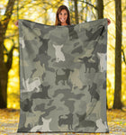 Chihuahua Camo Blanket