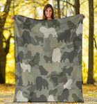 Chow Chow Camo Blanket