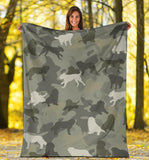 St Bernard Camo Blanket