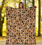 Shar Pei Full Face Blanket