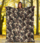 Bouvier des Flandres Full Face Blanket