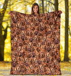 Irish Setter Full Face Blanket