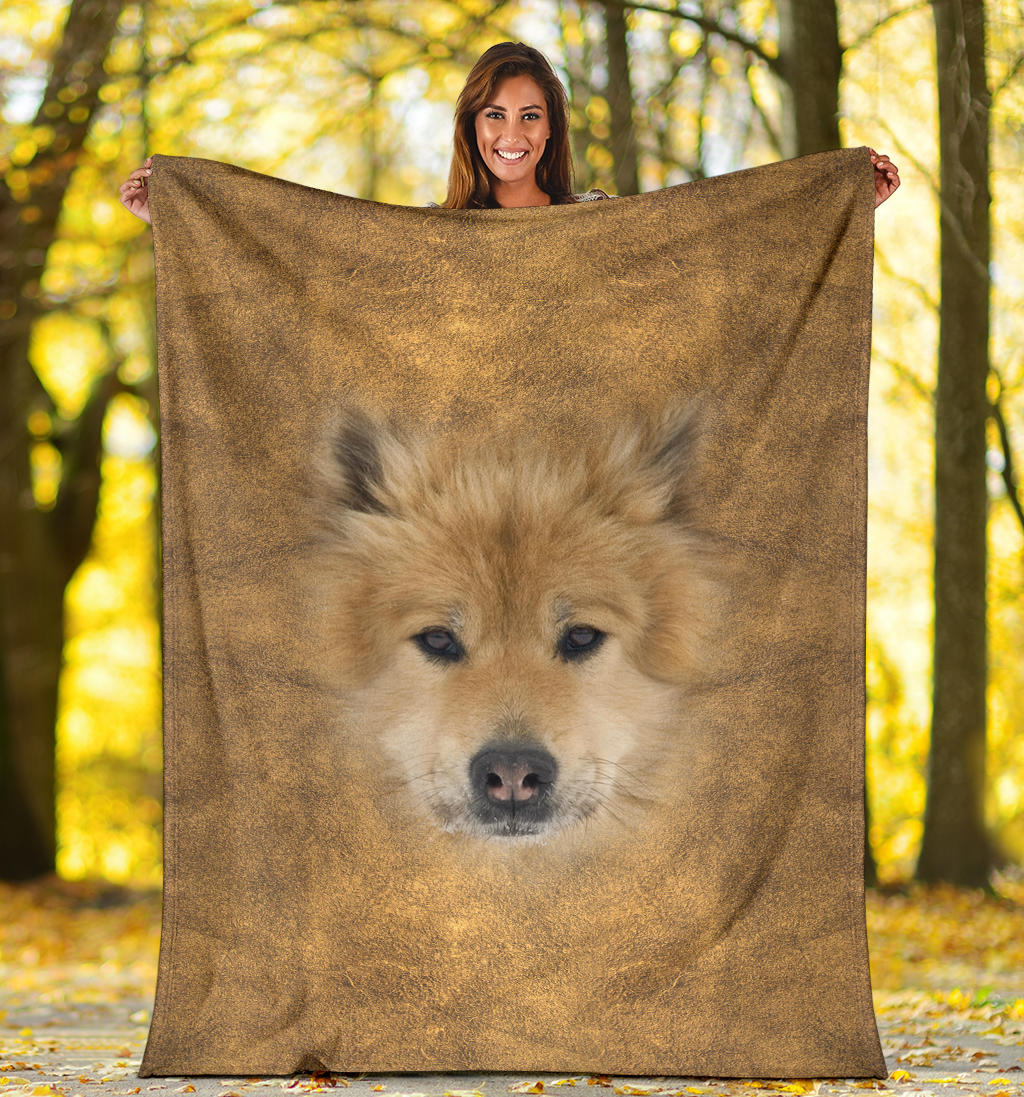 Eurasier Face Hair Blanket