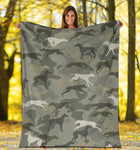 Azawakh Camo Blanket