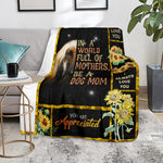 Afghan Hound-A Dog Mom Blanket